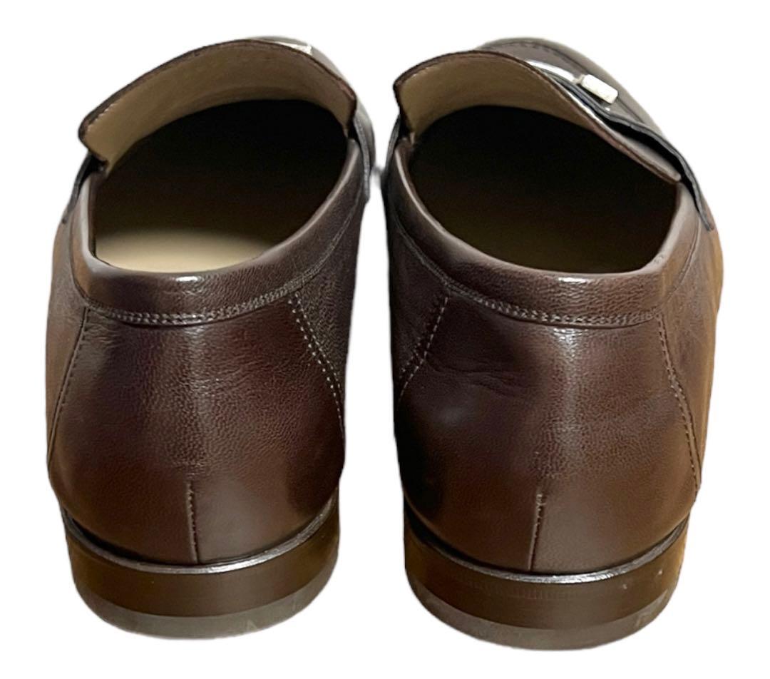 未使用　エルメス モカシン パリ　ブラウン サイズ41 1\2 伝統の定番モデル