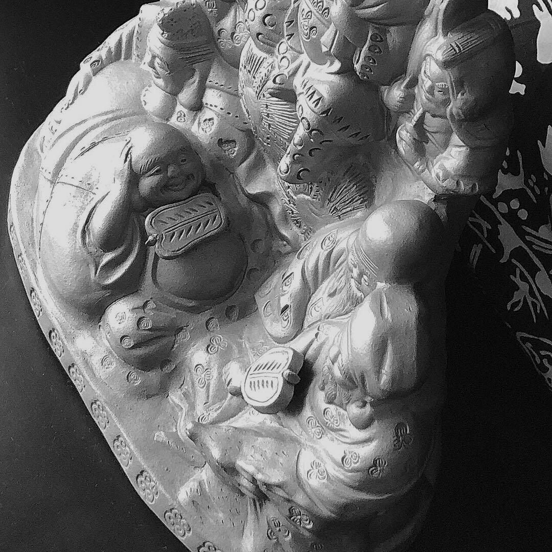 特注品・三州瓦】第二代鬼金 鬼師 神谷直之 作 いぶし銀