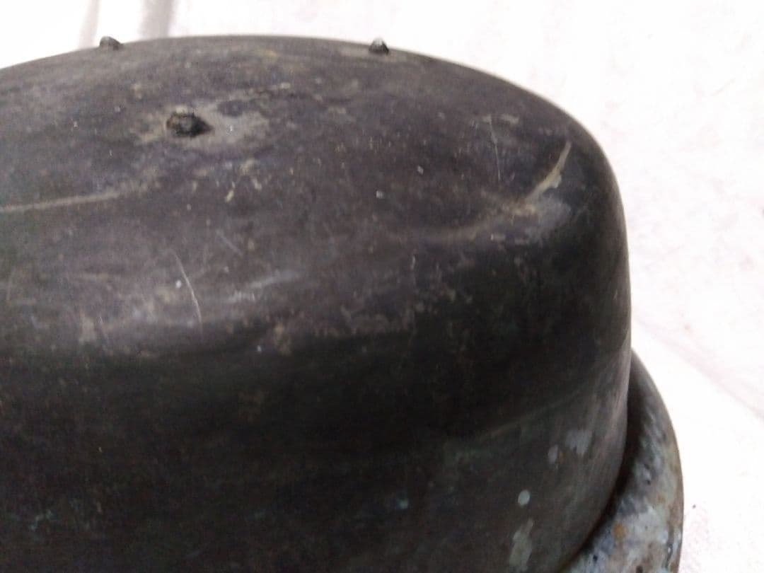 ♪古い真鍮製の鍋 32㌢ ♪古い真鍮製の鍋 32㌢