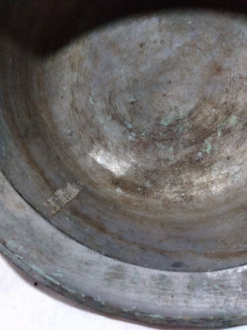 ♪古い真鍮製の鍋 32㌢ ♪古い真鍮製の鍋 32㌢