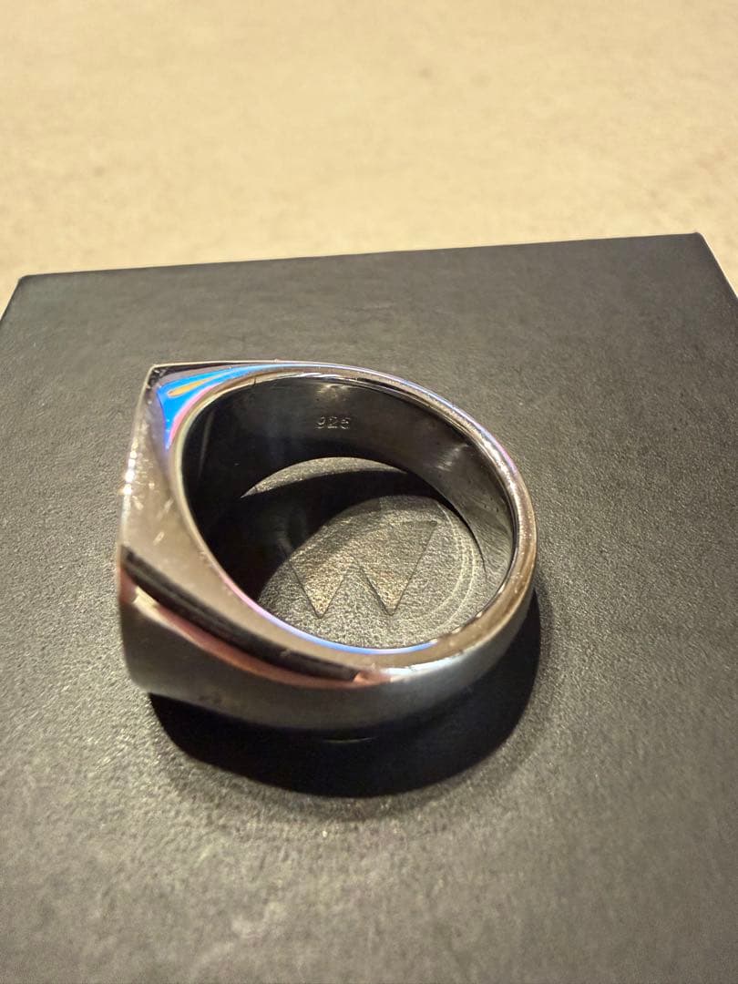 TOMWOOD シルバー スクエアリング