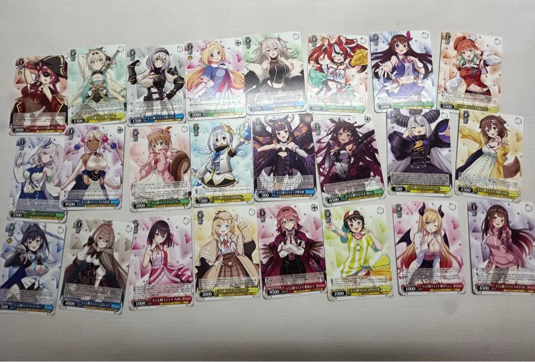 ホロライブ　ヴァイシュツバルツ　Reバース　サイン入りカード