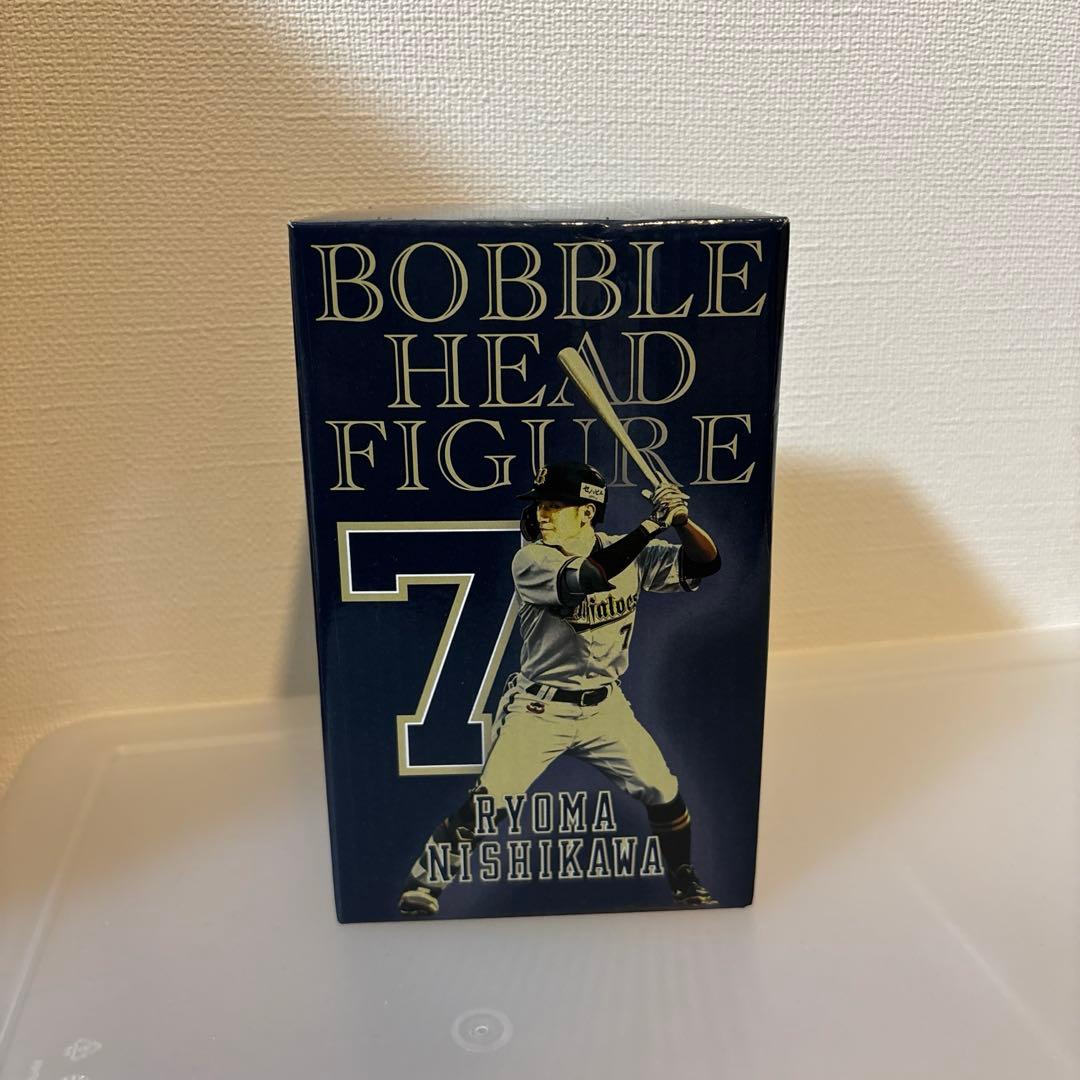新品】西川龍馬選手ボブルヘッドフィギュア オリックスバファローズ