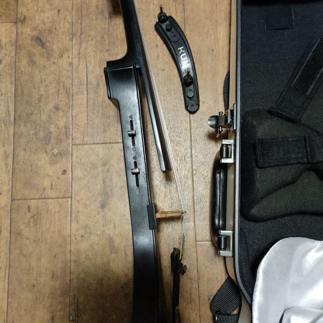 イーストマン　ホワイト バイオリンケース　 R＆Bell　エレキバイオリン