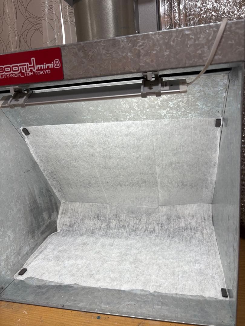 ネロブース NERO BOOTH mini 模型製作用ブース 中古品 ライト付き