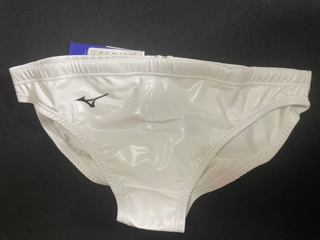 Mizuno ウォーターポロ水球Vパンツ競泳水着 Lサイズ ホワイト