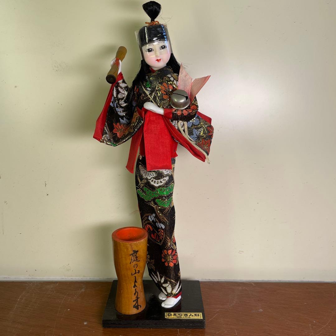 アンティーク❗️ひえつき人形 日本人形 伝統工芸品 - メルカリ