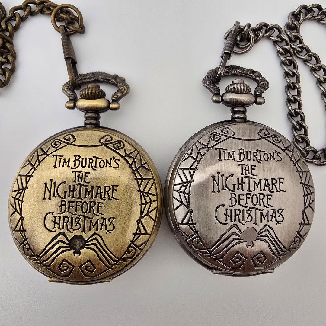 匿名】ナイトメア・ビフォア・クリスマス 懐中時計 2点セット