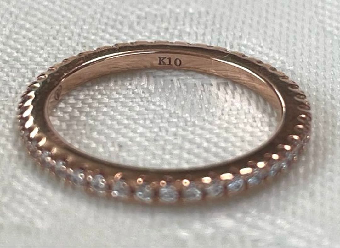 美品 VENDOME AOYAMA ヴァンドーム K10PG リング 約1.5