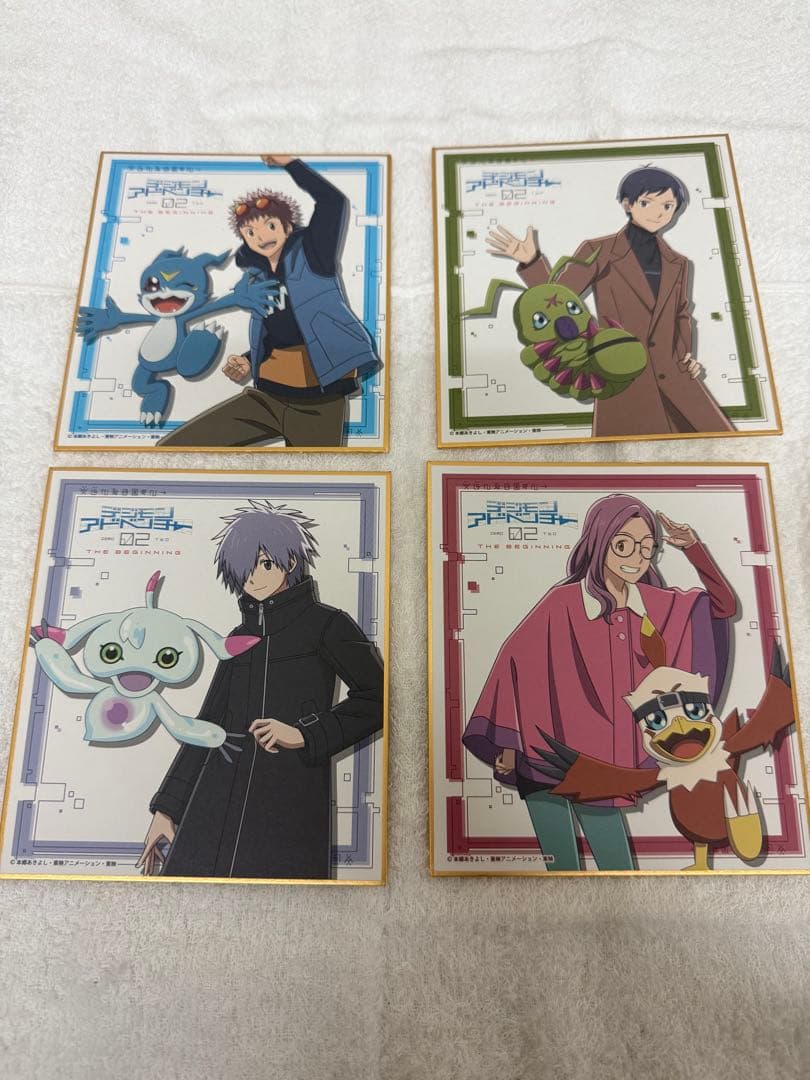 デジモン　THE BEGINING 色紙　16枚セット