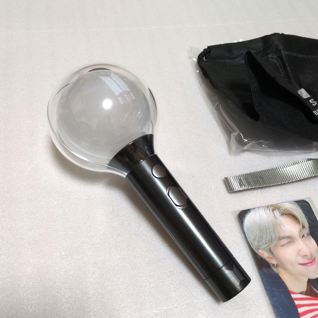 公式 BTS ペンライト アミボム ver4 トレカ オマケ付き - メルカリ