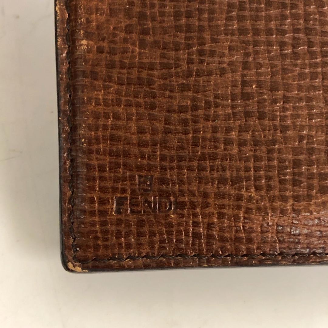 FENDI フェンディ ズッカ柄 財布 小物 ブラウン レディース ブランド