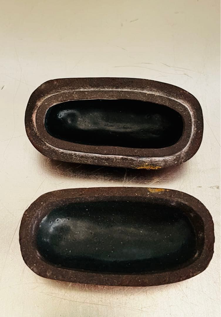 藤平寧　豆形香合　直しあり　茶道　茶道具