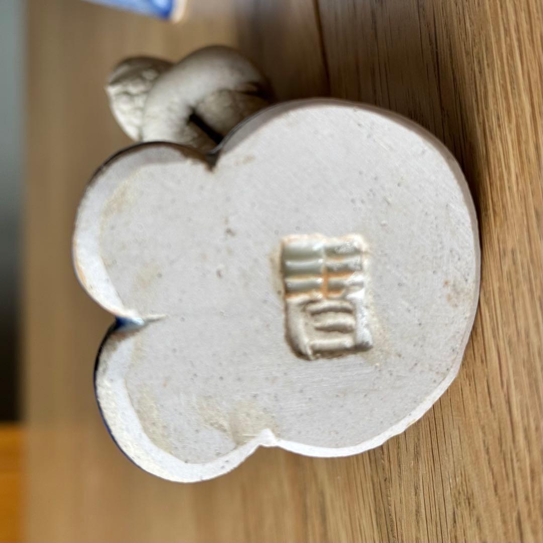 美品⭐︎砥部焼 青芳窯　青芳人形　5体　森元青芳氏作