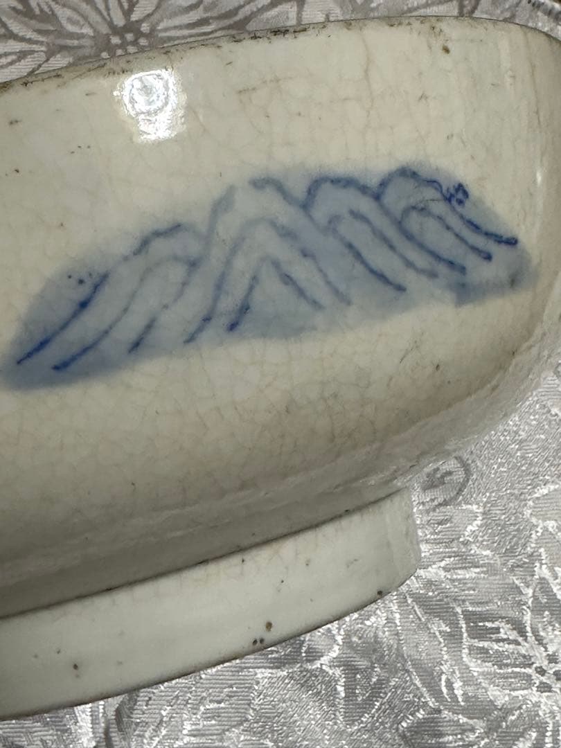 中国　染付　古伊万里　伊万里　ミツ丼