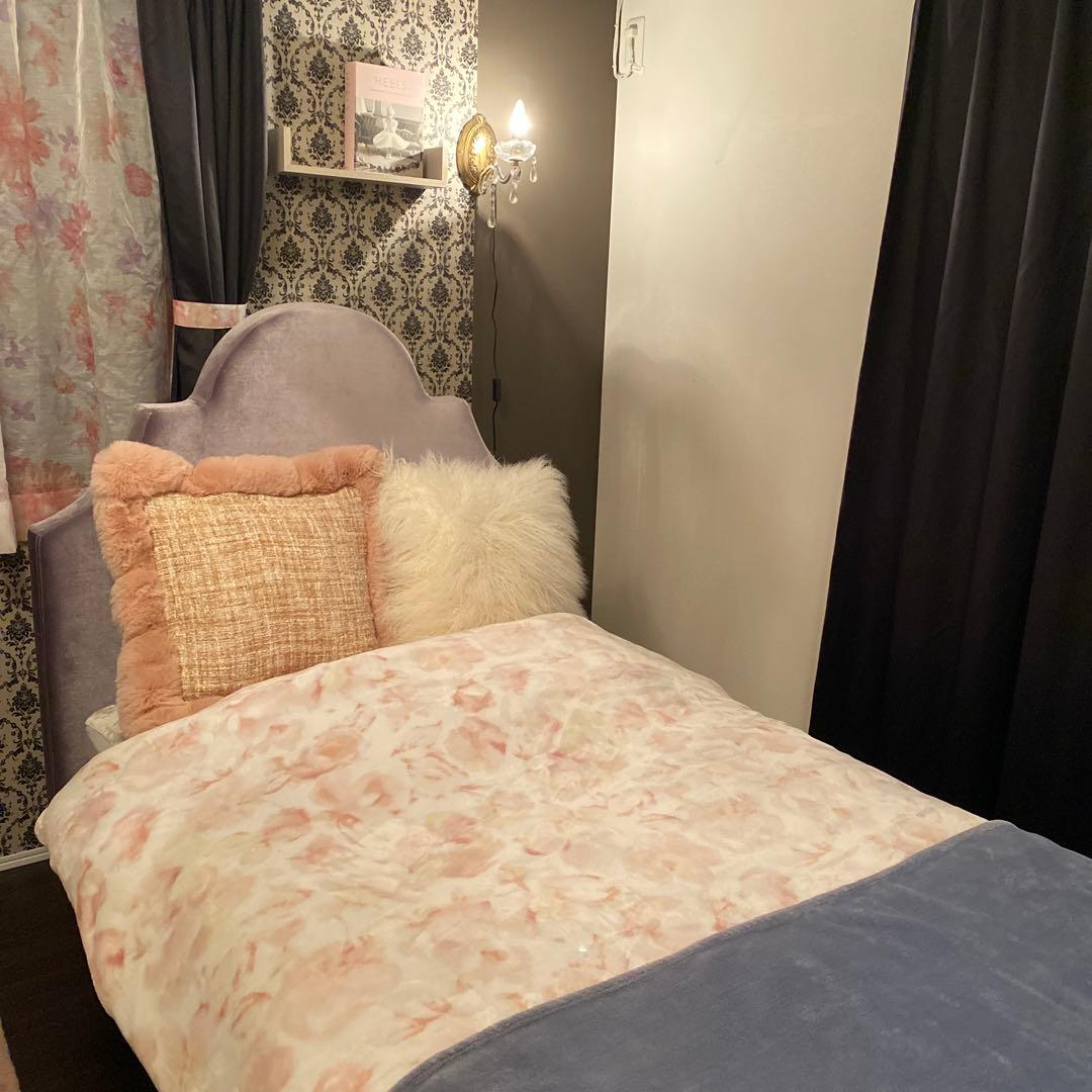 Francfranc ブリッサクラウン　シングルベッド　グレー　美品