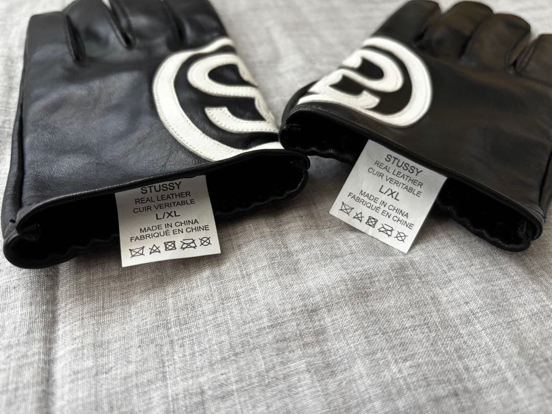 23AW Stussy ステューシー レザーグローブ ssリンク