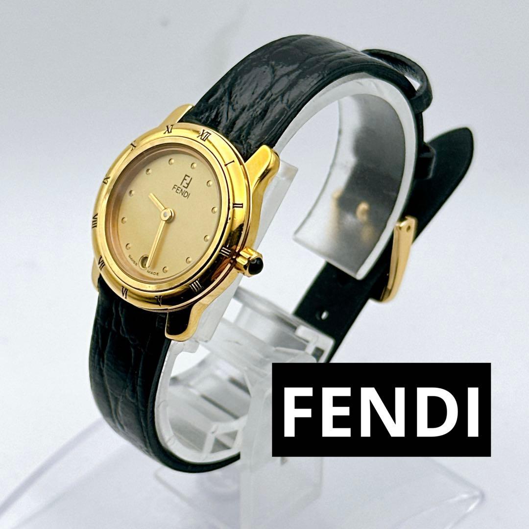 美品 稼動品 FENDI フェンディ レディース腕時計 ゴールド 810L - メルカリ