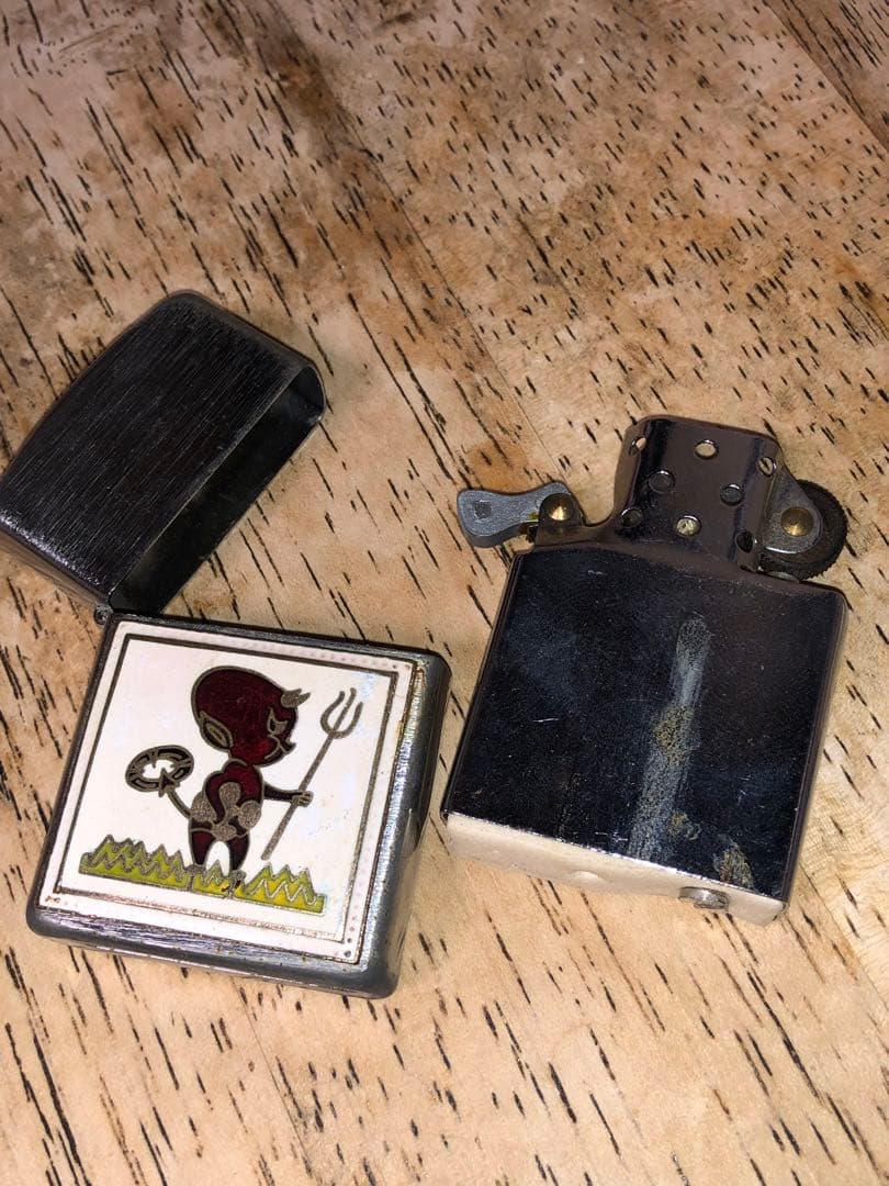 ビンテージ デビル 悪魔 50s ミッドセンチュリー Zippo レトロ