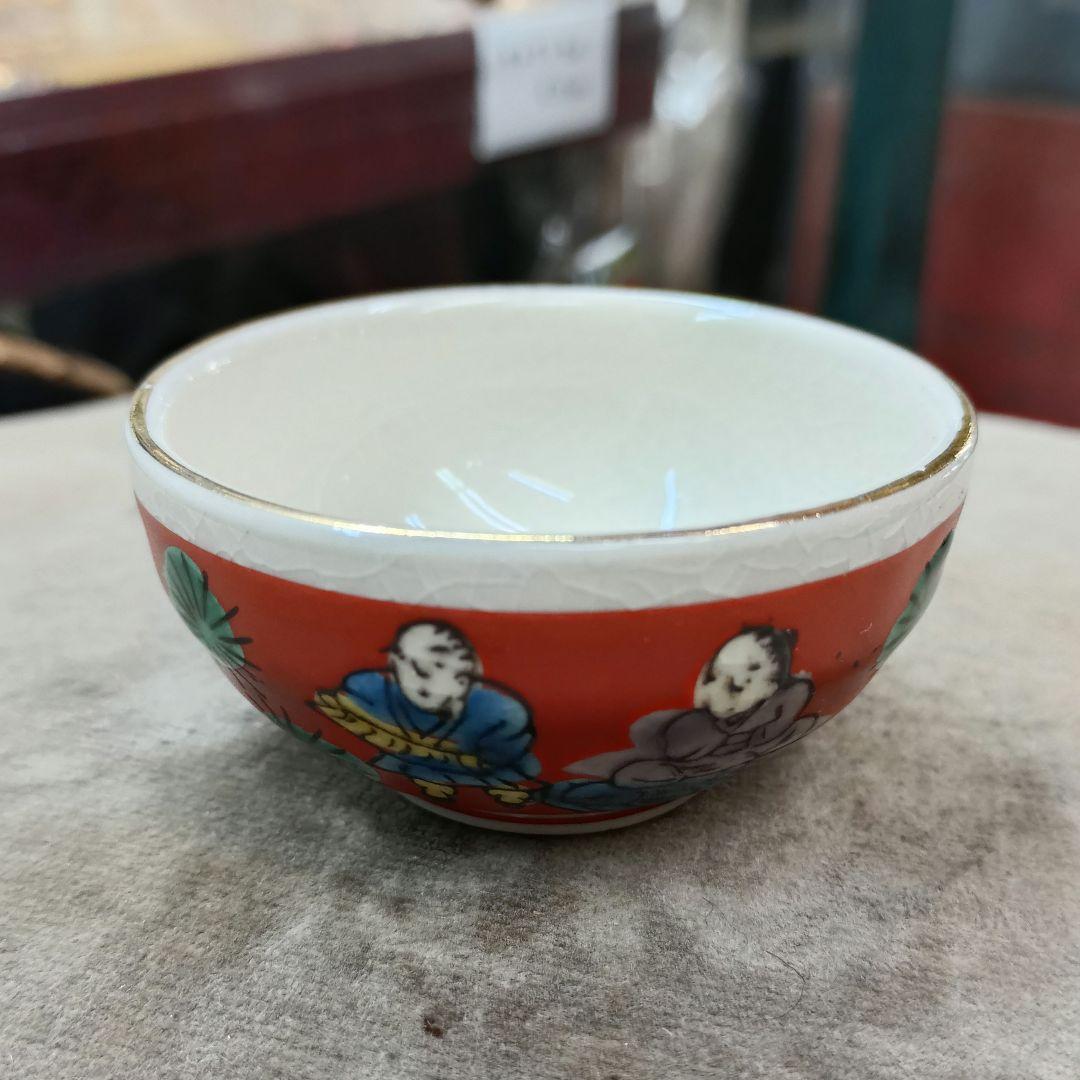 九谷焼 九谷 木米 青木木米 赤絵 金彩 酒器 徳利 お猪口 - メルカリ