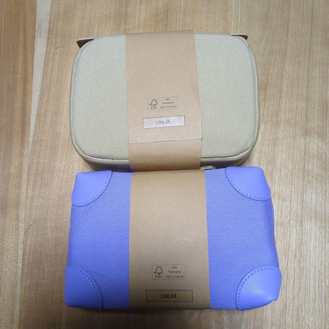 ETTINGER 旅行用化粧品セット ベージュ＆紫 旅行用品