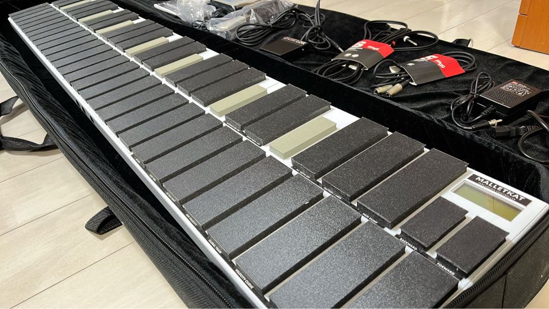 動作確認済】電子マリンバ VibeKAT 4oct. ソフトケース付き