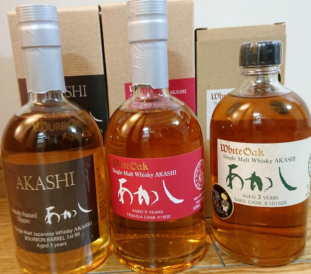 バーボンバレル3年へビリーピーティテッド&テキーラカスク5年&日本酒