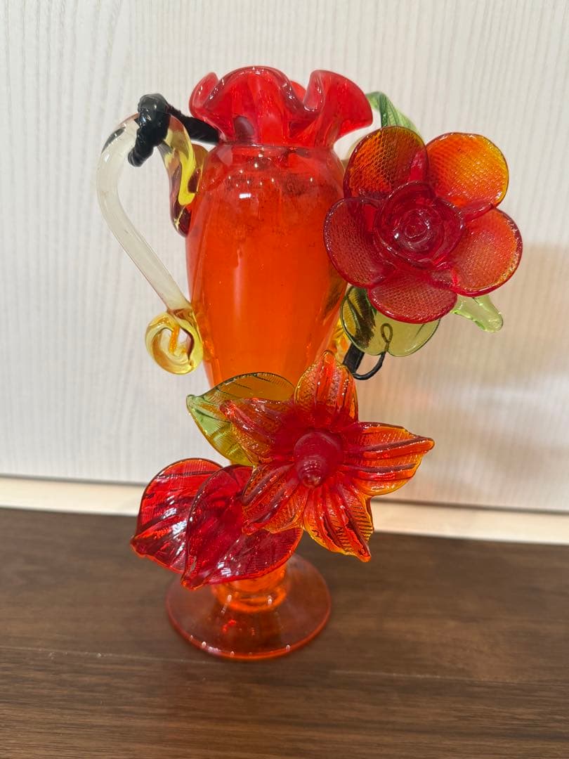 琉球ガラス 【花瓶】 沖縄 琉球グラス 花瓶 琉球ガラス ロゴ入り一輪挿し