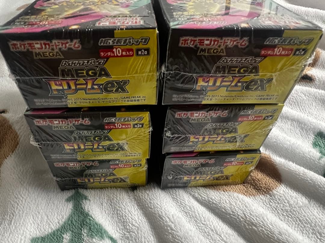 MEGAドリームexシュリンク付き6BOX＆メガシンフォニアポケモンセンター