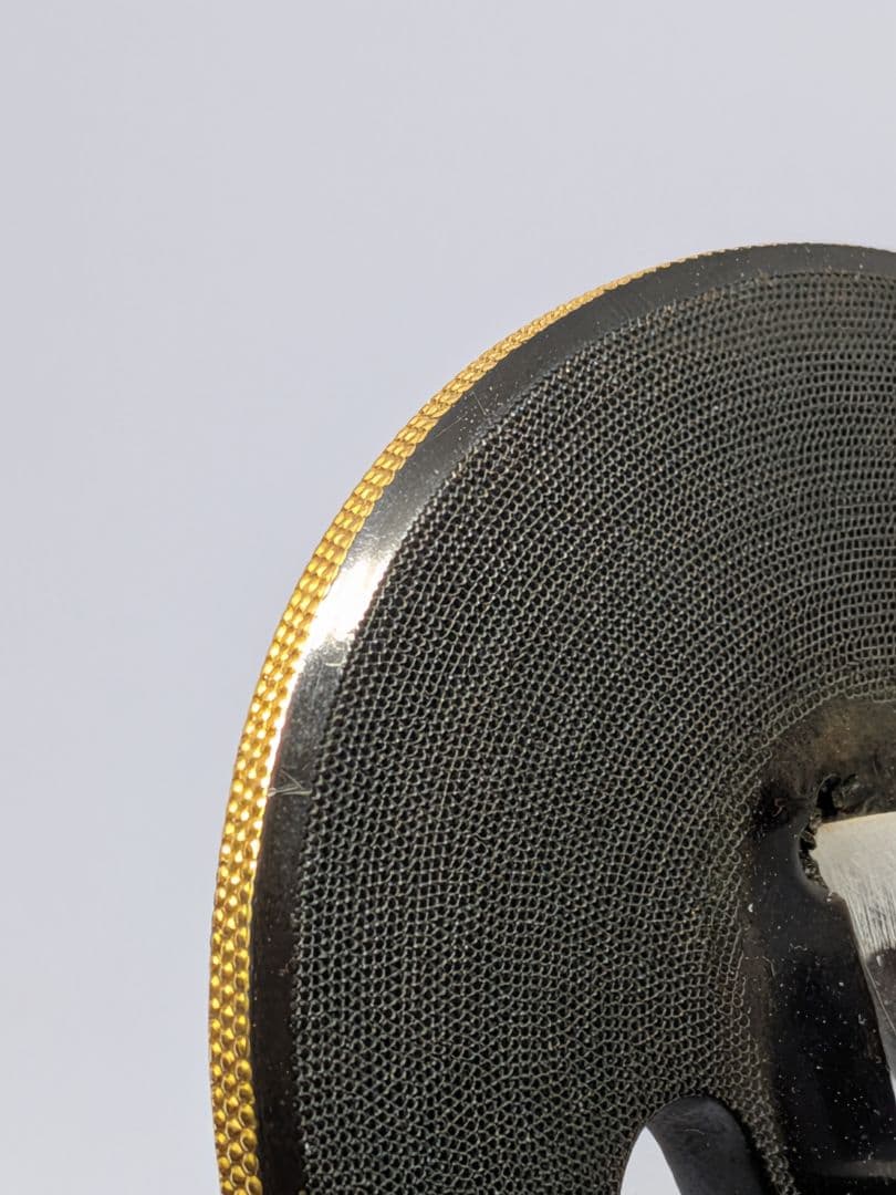 無銘 特別保存刀装具 安田 魚々子文図鐔 赤銅地 献上鐔 将軍家抱工 箱付