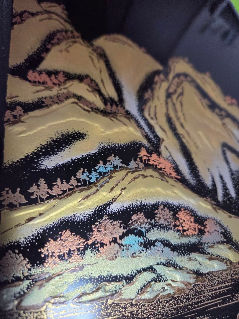 ★最終値下げ★木曽漆器 蒔絵 硯箱 木箱　文庫 文箱 手箱 書道具