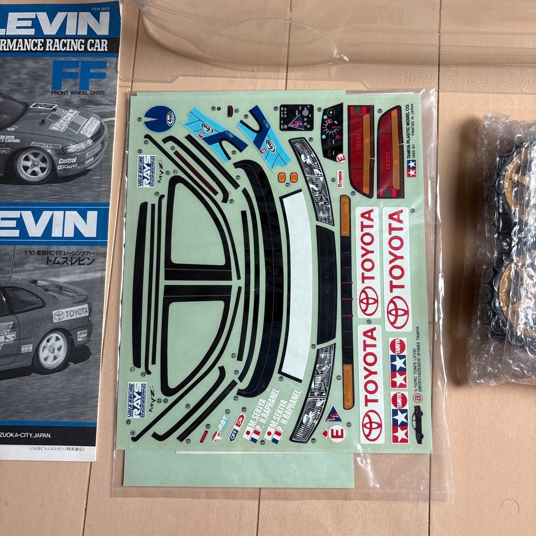 タミヤ　ラジコン　トムスレビン　スペアボディ　ホイールセット　ビンテージ