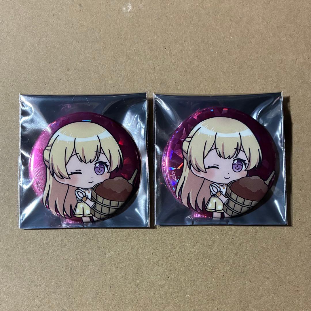 バンドリ むぎゅみに ホログラム缶バッジ ご当地ver. 白鷺千聖 - メルカリ