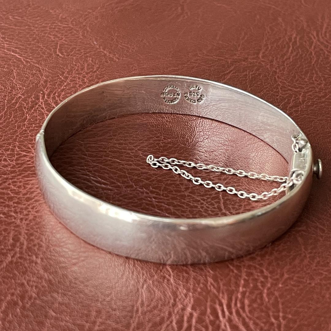 ヴィンテージ バングル メキシコ製 シルバー925 ブレスレット メンズ 希少