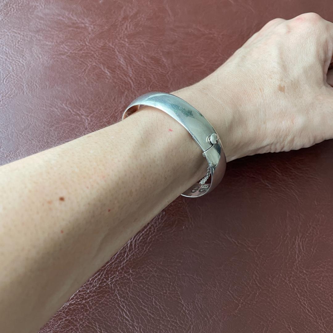 ヴィンテージ バングル メキシコ製 シルバー925 ブレスレット メンズ 希少