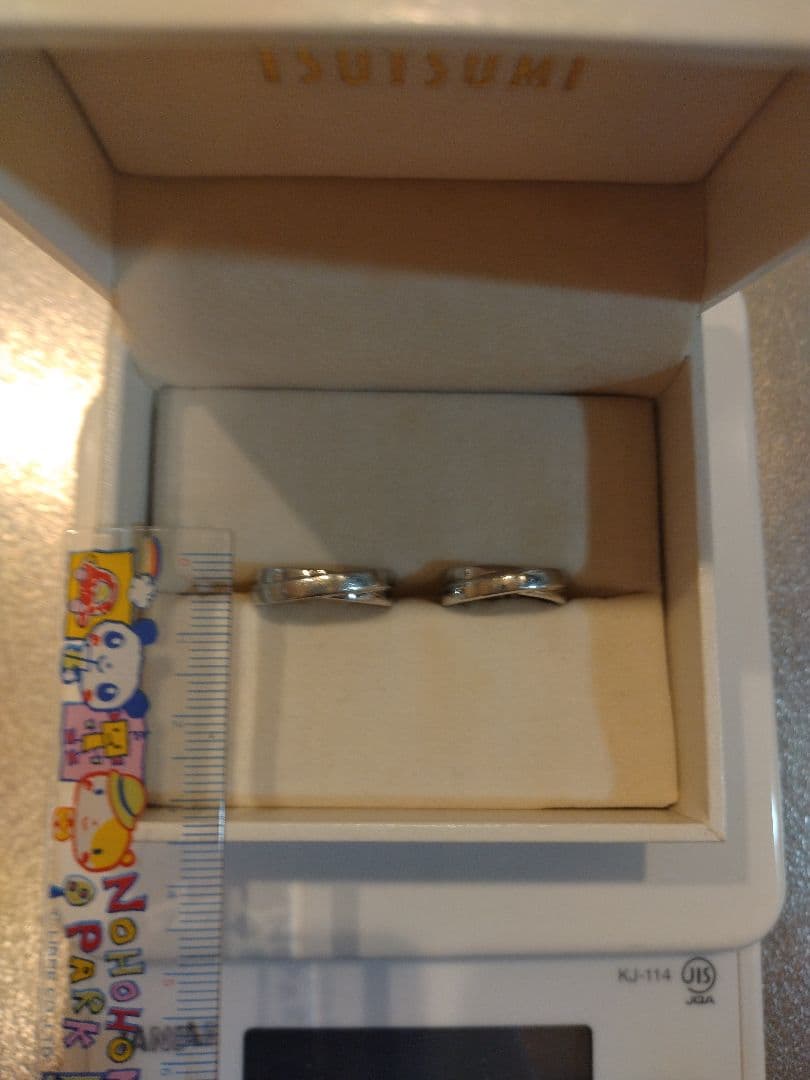 PT900　ペアリングシンプルリング 2個セット 9.0g