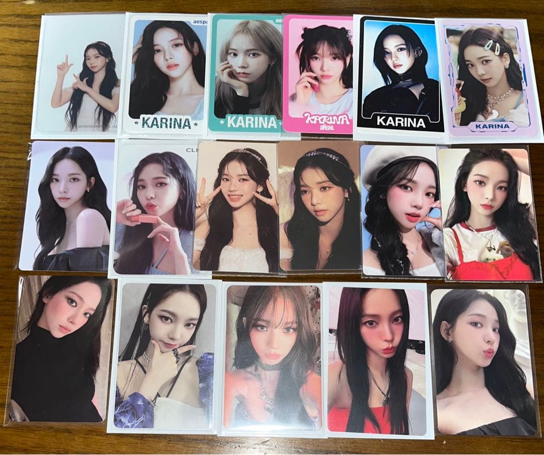 aespa カリナ トレカ セット - メルカリ