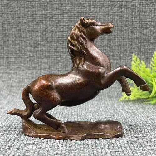 銅器 十二支 茶台茶寵 文鎮 書斎 博古架 装飾品 工芸品 置物