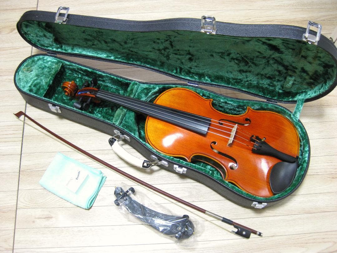 【本格モダン上位機種】 鈴木バイオリン社 ビオラ No.5 付属品セット