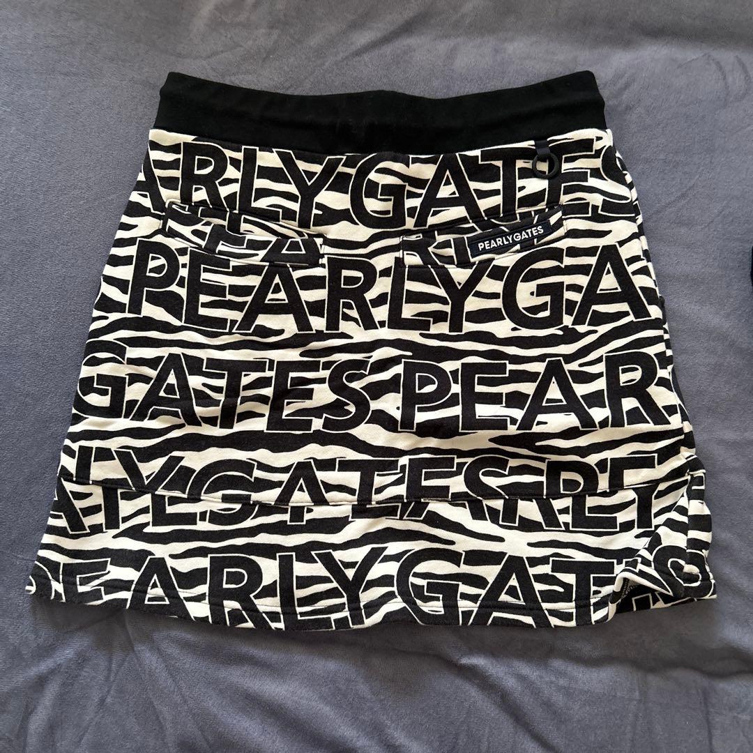 PEARLY GATES フーディー サイズ2 ブラック/ホワイト