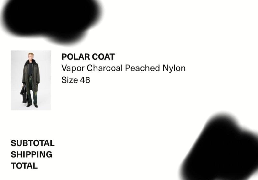 OUR LEGACY アワーレガシー POLAR COAT ポーラーコート 46