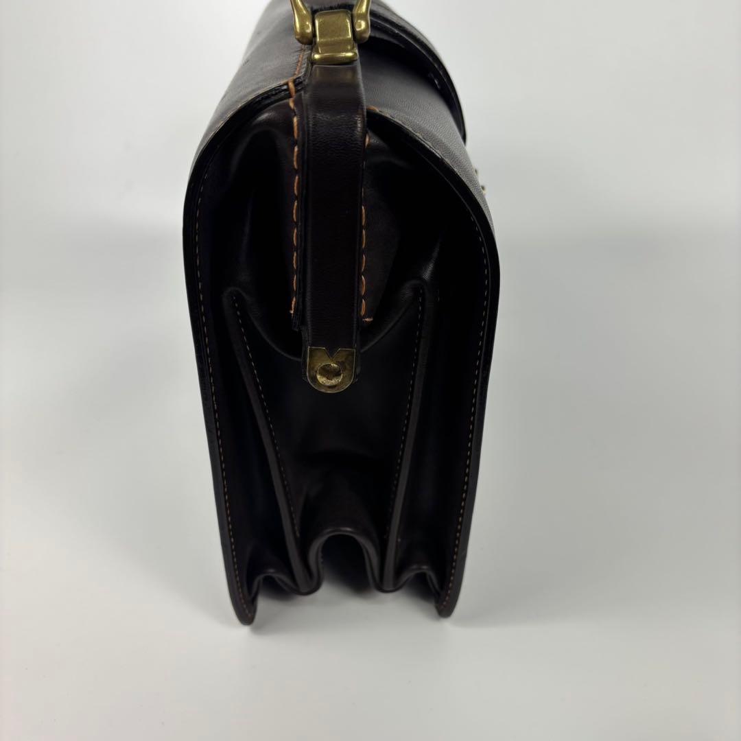 【廃盤】土屋鞄 ダレスバッグ ブライドルレザー ビジネスバッグ　ブラウン　ミニ