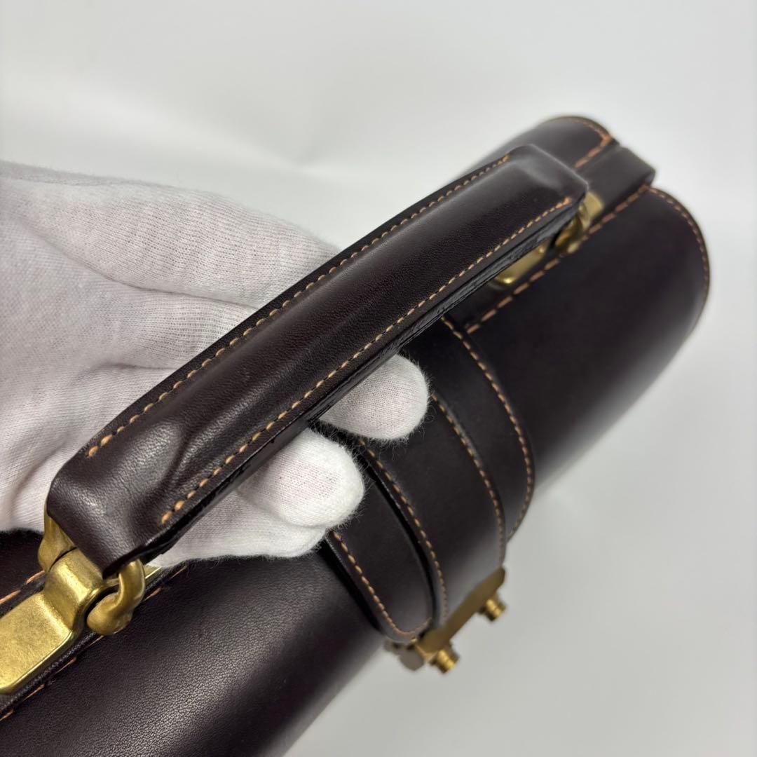 【廃盤】土屋鞄 ダレスバッグ ブライドルレザー ビジネスバッグ　ブラウン　ミニ