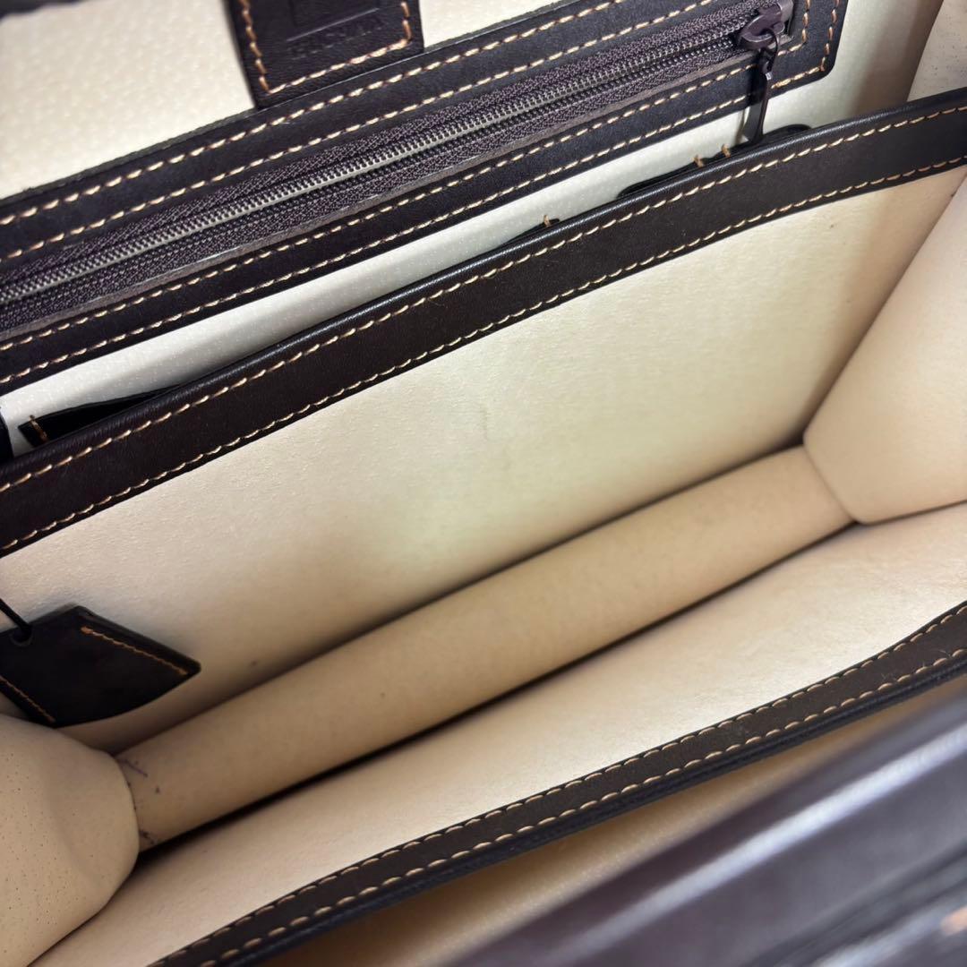 【廃盤】土屋鞄 ダレスバッグ ブライドルレザー ビジネスバッグ　ブラウン　ミニ