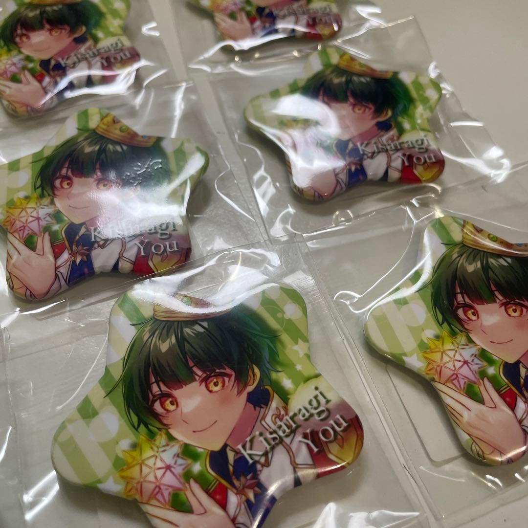 お値下げa13. すたぽら　如月ゆう　生誕記念　星型缶バッジ