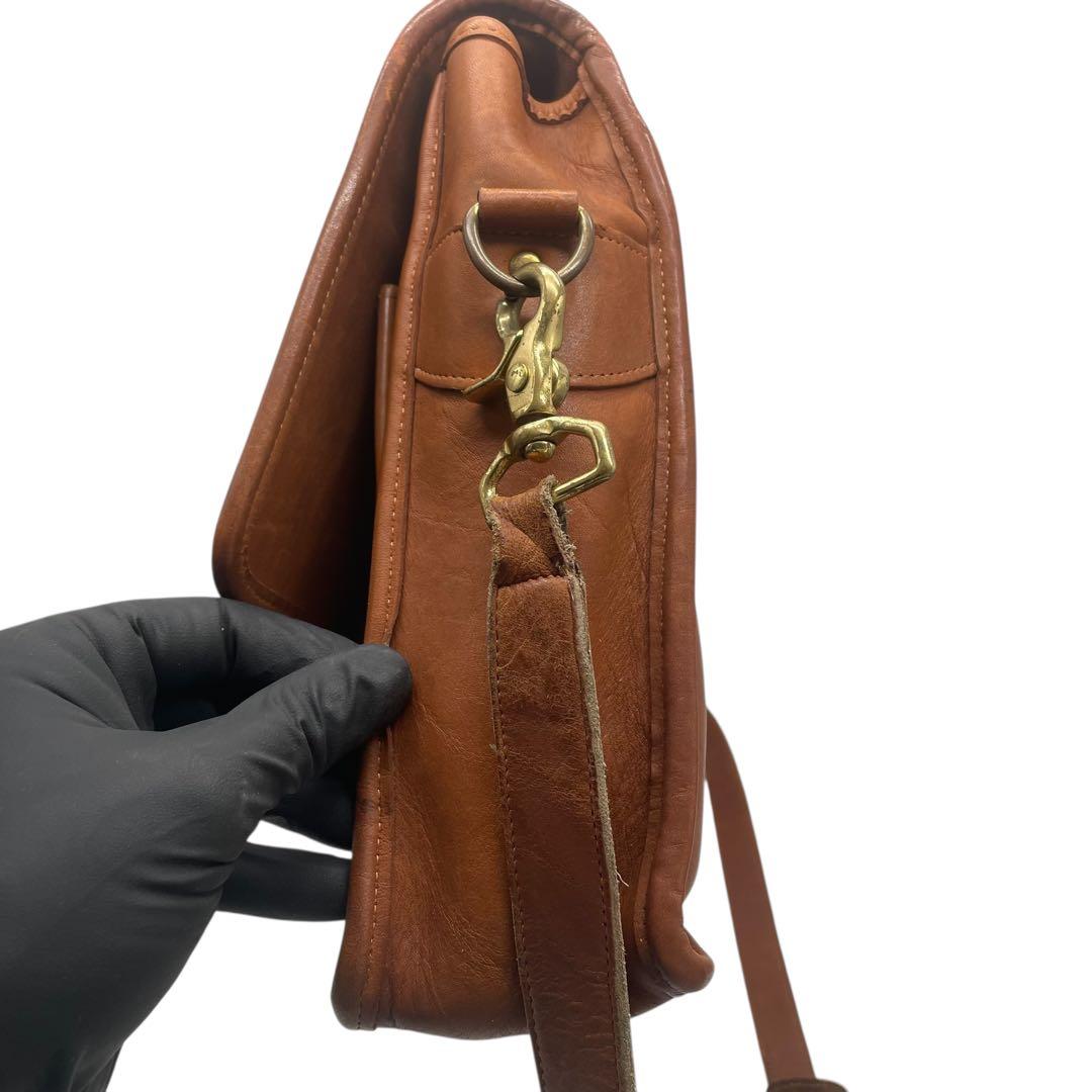 良品　COACH オールドコーチ　2way ブリーフケース　USA製　ブラウン