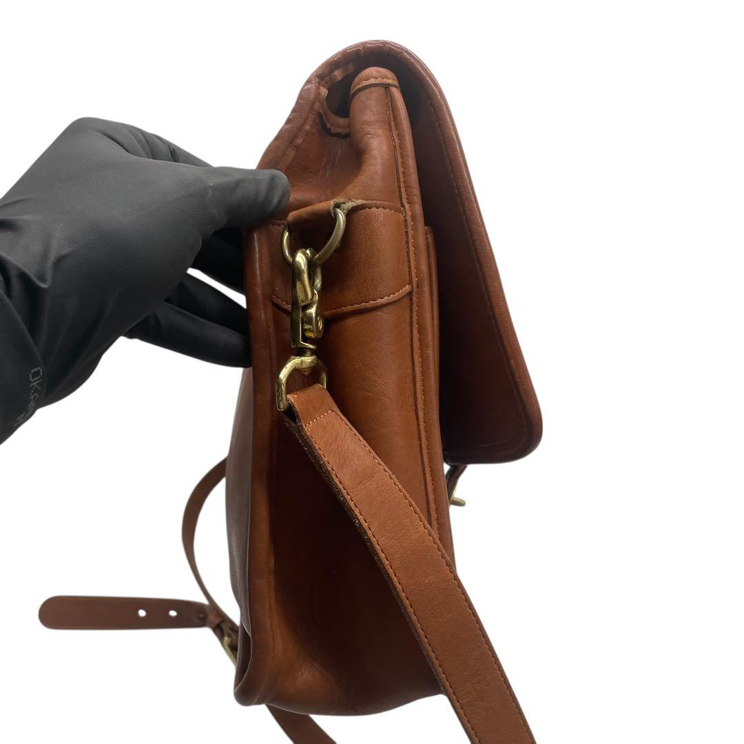良品　COACH オールドコーチ　2way ブリーフケース　USA製　ブラウン