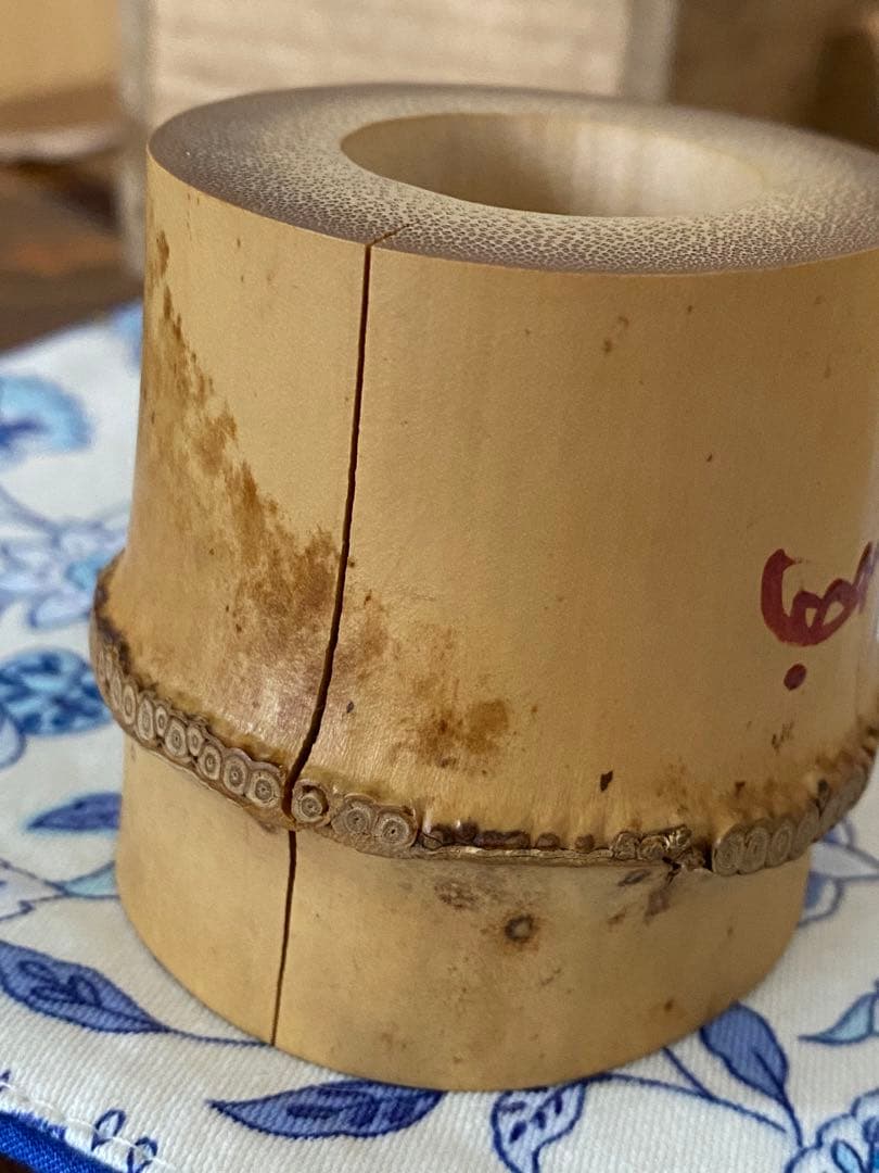 28日迄¥57,900〜お値下 黒田正玄作 炉・風炉蓋置 13代家元 即中斉書付