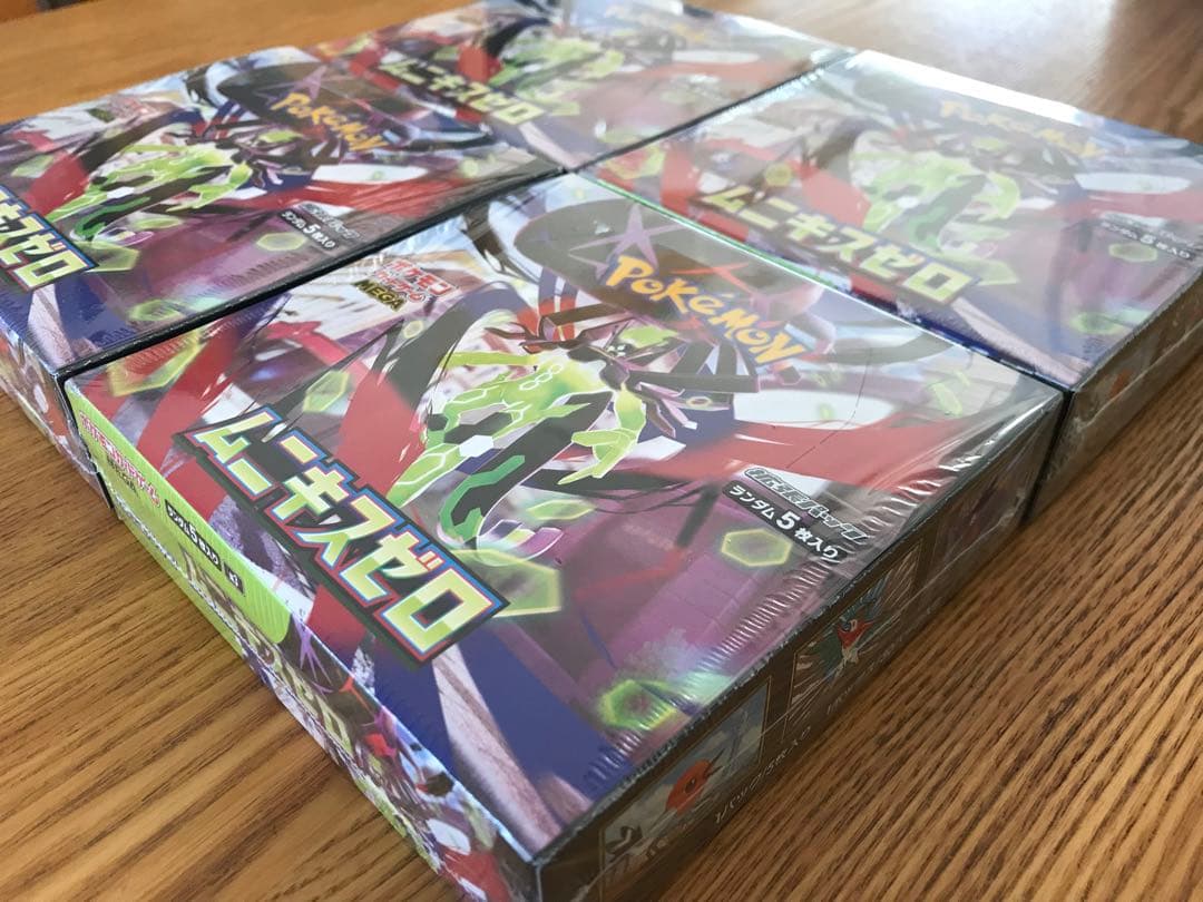 ポケモンカード　ムニキスゼロ　4box　シュリンク付き