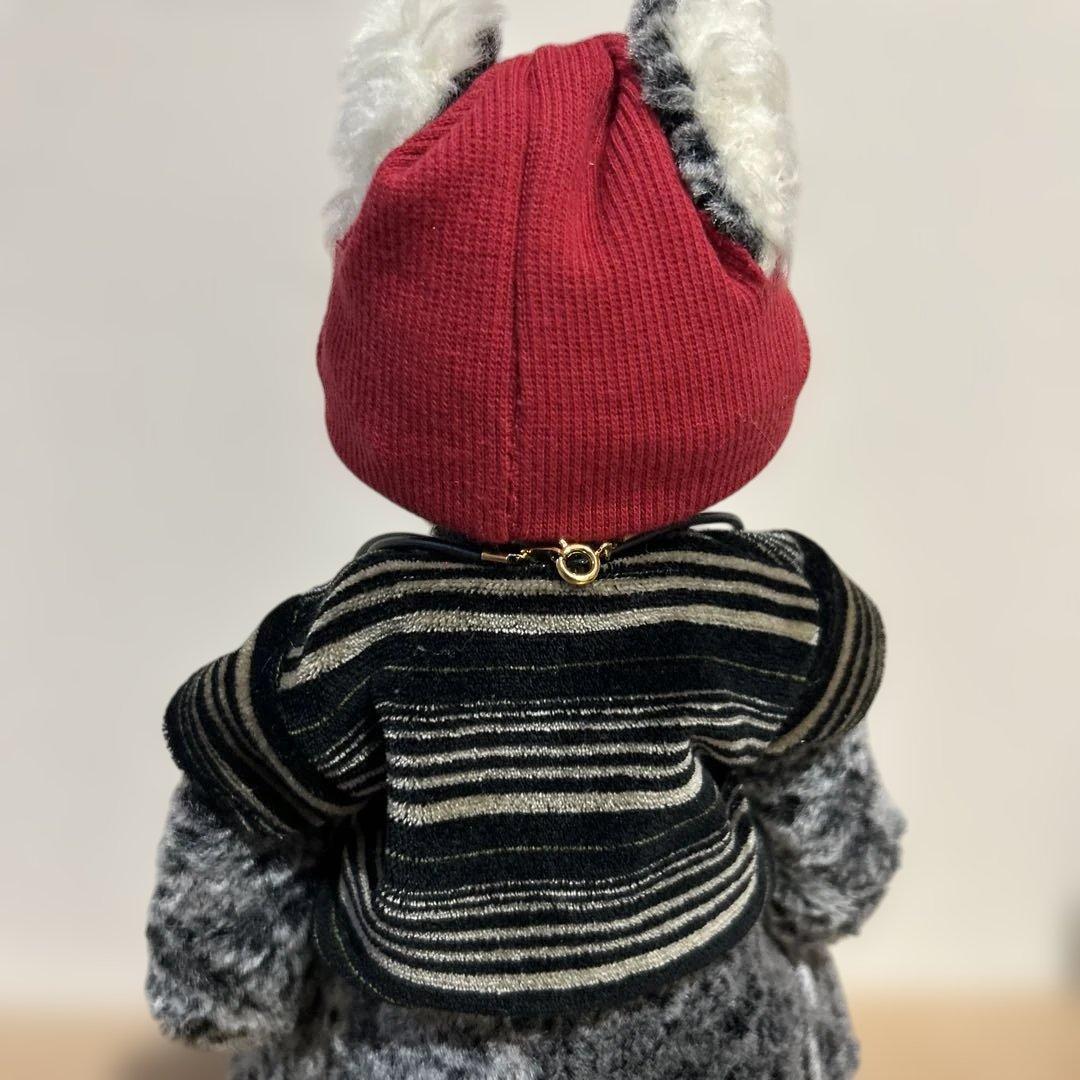 ねこのアート ハンドメイドぬいぐるみ 超希少 90sヴィンテージ タグ付き